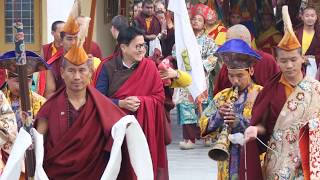 Dungse Garab Rinpoches visit to Mindroling Monastery 2018 [upl. by Fassold]