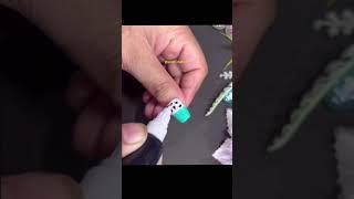 💅easy cow dotting art💖💅shortfeed NailArt Art [upl. by Eenyaj33]