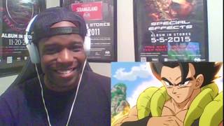 Gogeta VS Broly Full fight Reaction [upl. by Akyssej]