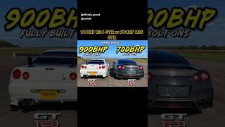 900HP R34 GTR vs 700HP R35 GTR🏁🏎️ [upl. by Ohcamac242]