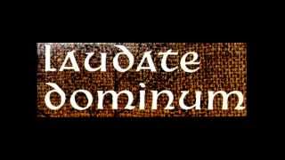 Laudate Dominum Gregorian Chant By The Trappist Monks of the Abbey of Gethsemani Kentucky 1951 [upl. by Kirimia]