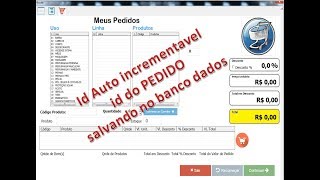 Gerando o Nº da Compra com Id do cadastro e salvando em nosso banco de dados [upl. by Idolem]