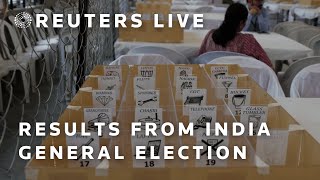 LIVE India election results 2024  REUTERS [upl. by Christyna203]