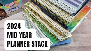 2024 Mid Year Planner Lineup  InDepth Analysis of my 2024 Mid Year Planner Stack [upl. by Meggie]