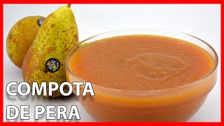 COMPOTA de PERA CASERA Receta fácil y rápida [upl. by Doris627]