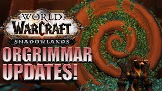 Orgrimmar UPDATES  Shadowlands Alpha [upl. by Anerol]