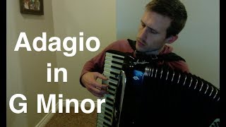 Adagio in G Minor Tomaso Albinoni  Accordion Version [upl. by Aicrag]