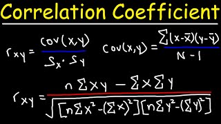 How To Calculate The Correlation Coefficient Using The Covariance Formula  College Statistics [upl. by Socrates]