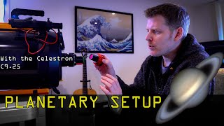 Getting ready for PLANETARY astrophotography  Celestron C925 [upl. by Fusuy]