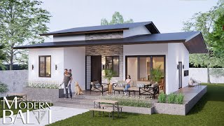 Simple and Elegant Modern Bungalow House Design  3Bedroom [upl. by Reis]