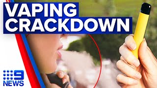 SAs education union ‘cautiously optimistic’ of national vaping crackdown  9 News Australia [upl. by Checani513]