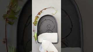 DIY Tutorial for Plant Imprint Relief Pendant [upl. by Steck]