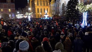 20190114 Gdańsk w hołdzie prezydentowi Pawłowi Adamowiczowi [upl. by Eiramlatsyrc]