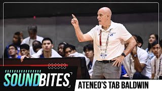 Still a lot of work to be done for Ateneo says Coach Tab  SOUNDBITES [upl. by Neit244]