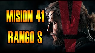 Metal Gear Solid V The Phantom Pain  Misión 41 Rango S Guerra subsidiaria sin fin [upl. by Adnilab]