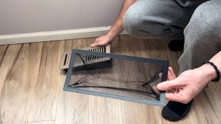 Can These Vent Traps Stop Small Items From Falling Into Ducts [upl. by Aerdnua]