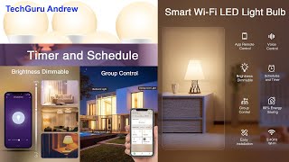 Gosund WIFI Smart LED Bulb LB1 TESTING [upl. by Ettenotna]