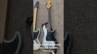 Fender Vintera 70’s Jazz and a Fender Professional II Precision bass fender [upl. by Noraj]