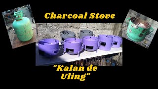 How To Make Charcoal Stove  Used Refrigerant Tank  Msm Garage Tv [upl. by Elleivad]