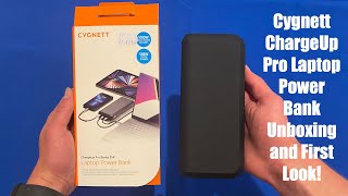 Cygnett ChargeUp Pro 25K Laptop Power Bank Unboxing and First Look [upl. by Durwin]