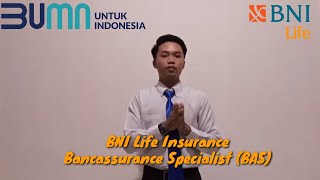 Video Perkenalan Diri BNI Life  Bancassurance Specialist BAS 2021 [upl. by Caputto309]