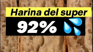 Baguettes o pan de barra rústicos con 92 de hidratación Detalles en el desplegable [upl. by Macilroy428]