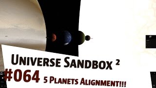 Universe Sandbox 2 quot5 Planets aligned 2016quot [upl. by Dierdre]