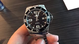 Longines HydroConquest 41mm Automatic Unboxing amp Overview [upl. by Klute]