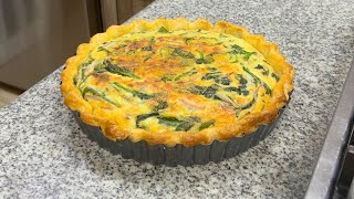 QUICHE DE ESPINACAS Y QUESO  QUICHE FLORENTINE [upl. by Walter459]