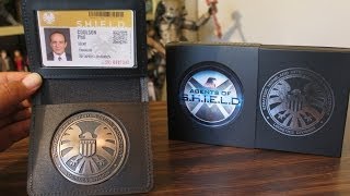 eFX Phil Coulson SHIELD agent badge replica review  NYCC exclusive [upl. by Lucilia]