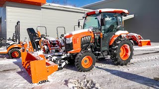 Kubota Grand L3560 amp KConnect Snowblower [upl. by Allenrac]