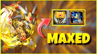 MAXED CELESTICA  No1 Hero of Castle Clash [upl. by Malloch]