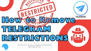 How Remove Telegram Restrictions with Proof of No Restrictions [upl. by Missak]