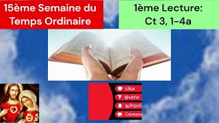 Messe 22 juillet 24 Temps Ordinaire 16ème Dimanche 1ère Lecture [upl. by Lawan]