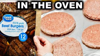 How to Broil Frozen Burgers in the Oven [upl. by Peper]