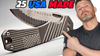 25 GREAT USA MADE KNIVES 🇺🇸 [upl. by Kannry]