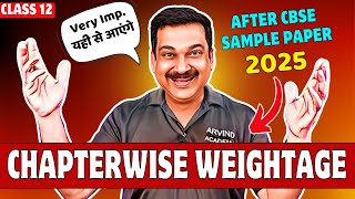 Class 12 Physics Chapter wise Weightage amp Full Plan for Class 12 Boards 2025 🔥 कसम से बहुत बढ़िया 🤩💪🎯 [upl. by Deeanne]