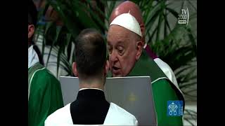 DOMENICA 27 OTTOBRE 2024  IN DIRETTA  SANTA MESSA DI PAPA FRANCESCO A CONCLUSIONE DEL SINODO DEI [upl. by Inoj]