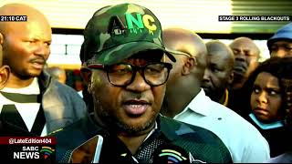 Mbalula calls on Parys community to defend the ANC [upl. by Resaec]