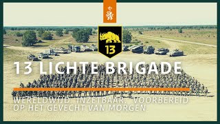 🦏 Dit is 13 LICHTE BRIGADE gepantserd en snel wereldwijd inzetbaar [upl. by Nowad152]