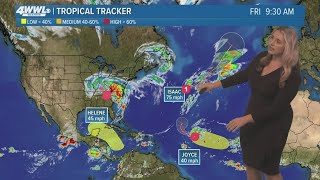 Friday 12 PM Tropical Update Tropics stay busy [upl. by Wylde]