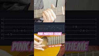 Pink Panther guitar tutorial for beginners [upl. by Averil]