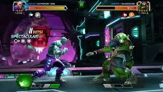 Marvel Contest of Champions Absorbing Man vs [upl. by Danica]