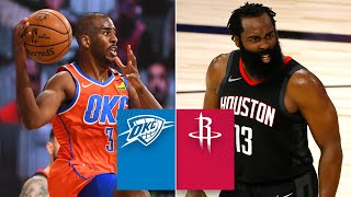 Oklahoma City Thunder vs Houston Rockets GAME 5 HIGHLIGHTS  2020 NBA Playoffs [upl. by Rosemare]