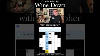 The Saturday Mini Crossword😅 Come in Take a Sip amp Wine Down Lets Solve This Together 🍷 shorts [upl. by Erlin]