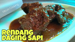 Rendang Daging Sapi  Cara membuat rendang daging sapi [upl. by Nylsor646]