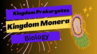 Kingdom Monera  Kingdom Prokaryotes class 9unit 3 biology biodiversity kpk board [upl. by Marje244]