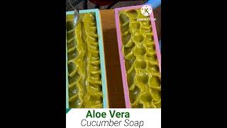 Aloe vera Cucumber Soap [upl. by Rather101]