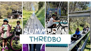 Thredbo Summer is so much fun Bobsled Mountain Bike Thredbo Valley Terminal Valley Square [upl. by Darin]