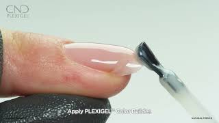 CND PLEXIGEL™ Color Builder  Natural French [upl. by Solegnave658]